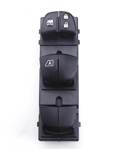 OMDHATU Fahrerseite Fenster Control Schalter Hebe Taste Türschloss 25401-3TA5A Für N&issan Für Sentra Für Leaf Für Juke Für Qashqai Für Pathfinder (Color : 25401-1KA0B) von OMDHATU