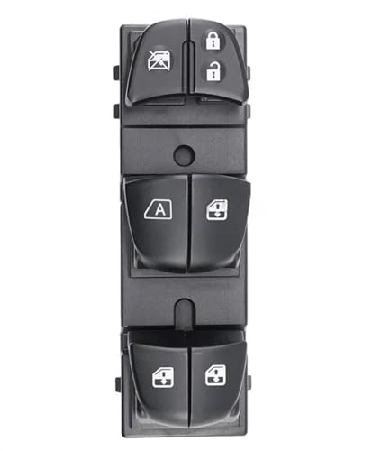 OMDHATU Fahrerseite Fenster Control Schalter Hebe Taste Türschloss 25401-3TA5A Für N&issan Für Sentra Für Leaf Für Juke Für Qashqai Für Pathfinder (Color : 25401-3TA5A) von OMDHATU