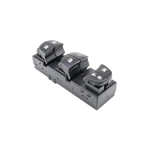 OMDHATU Fahrerseite Fenstersteuerung Hebeschalter Taste Türschloss 16 + 3 Pins 25401-3TA5A Für N&issan Für Sentra Für Leaf Für Juke Für Qashqai Für Pathfinder (Color : 25401-3TA5A) von OMDHATU