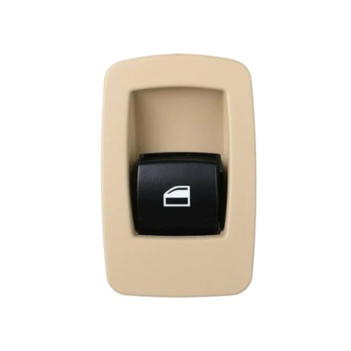 OMDHATU Für B&MW 5 E60 528i 535i 550i M5 X3 E83 61319113773 Elektrische Fenstersteuerung Schalter Taste Vorne Hinten Fahrer Beifahrerseite (Color : Beige) von OMDHATU