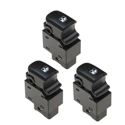 OMDHATU Für Hyundai Für Santa FE 2007 2008-2012 935802B000 93580-2B000 935802B500 935812B000 Power Fenster Schalter Hinten LH RH (Color : 3 pcs) von OMDHATU