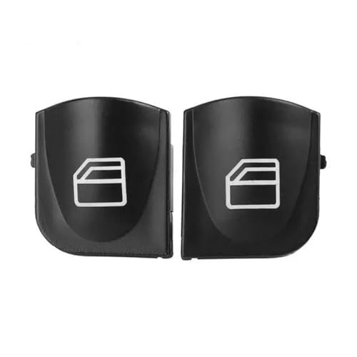 OMDHATU Für Mercedes Für Benz C CLK KLASSE W203 W228 C320 C230 C280 C240 C55 CLK55 AMG CLK320 CLK43 Fenster Schalter Taste Abdeckung (Color : 2pcs) von OMDHATU