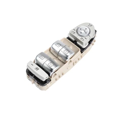 OMDHATU Für Mercedes Für Benz W205 W253 C GLC Klasse C200 C200 GLC260 Elektrische Fenster Fahrzeug Tür Glas Control Schalter Taste (Color : Beige) von OMDHATU