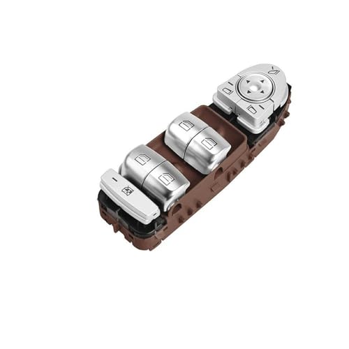 OMDHATU Für Mercedes Für Benz W205 W253 C GLC Klasse C200 C200 GLC260 Elektrische Fenster Fahrzeug Tür Glas Control Schalter Taste (Color : Braun) von OMDHATU