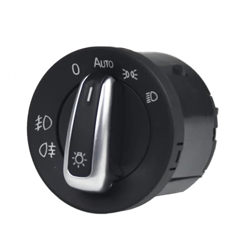 OMDHATU Für VW Für Golf 5 6 Für Jetta 5 6 Für P&assat B6 Für T&Ouran Für Tiguan Für S&cirocco Für Amarok Chrome Power Seite Spiegel Schalter (Color : 5) von OMDHATU