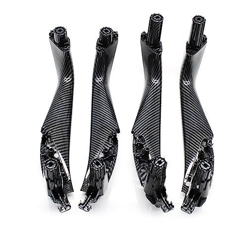 OMDHATU Innen Handgriff Griffverkleidung Auto Innen Vorne Hinten Links Rechts Für B&MW 5 Series M5 G30 G31 F90 2017-2021 Türgriff Innen Abdeckung Trim Panel Innentürgriffe (Color : Carbon 4pcs Set) von OMDHATU