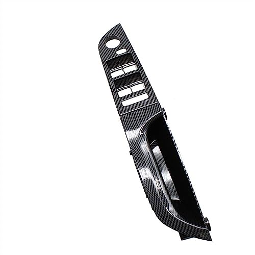 OMDHATU Innen Handgriff Griffverkleidung Auto Innen Zubehör Für B&MW 3 Serie E90 E91 316 318 320 325 328i Carbon Faser Armlehne Panel Tür Griff Set Innentürgriffe (Color : RHD Low Model Long) von OMDHATU