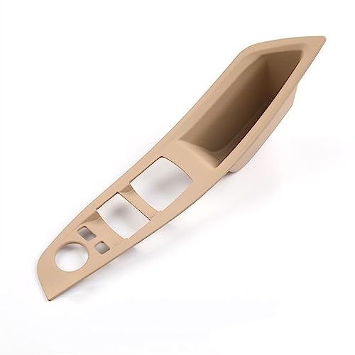 OMDHATU Innen Handgriff Griffverkleidung Auto-Innentürgriffe, Auto-Türgriff-Panel-Schutz, Pull-Trim-Abdeckung Für B&MW 5er F10 F18 F11 2011–2017 Innentürgriffe (Color : 1pc Main Beige) von OMDHATU