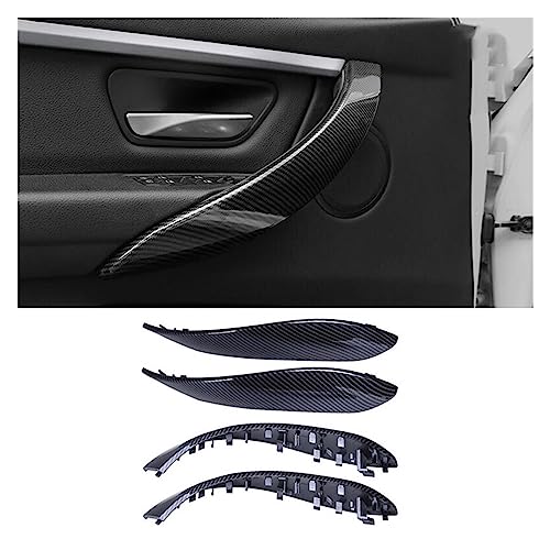 OMDHATU Innen Handgriff Griffverkleidung Autotürgriff Innentürgriffe Ersetzen Abdeckung Autotürgriff Für B&MW 3 4 Serie F30 F36 M3 Innentürgriffe (Color : Outer Carbon Fiber) von OMDHATU