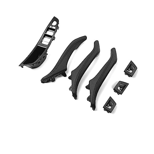 OMDHATU Innen Handgriff Griffverkleidung Autotürgriffabdeckung, Innentür-Zuggriff, Ersatzverkleidung Für B&MW 5er F10 2011–2016 Innentürgriffe (Color : Assembly Black) von OMDHATU