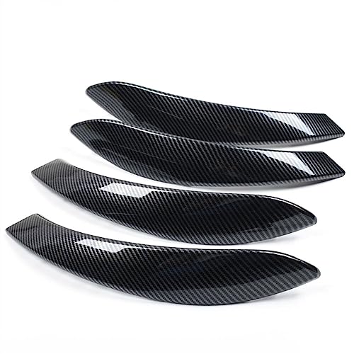 OMDHATU Innen Handgriff Griffverkleidung Carbon Fiber Innen Auto Tür Pull Griff Mit Griff Für B&MW 3 4 Serie F30 F80 F31 F32 F33 F34 Äußere Abdeckung Trim Innentürgriffe (Color : Outer Cover 4PCS) von OMDHATU