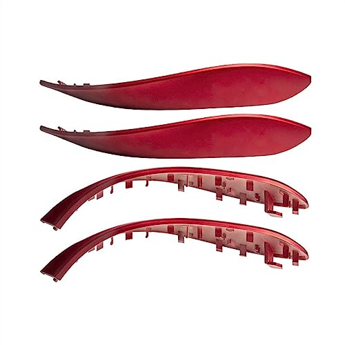 OMDHATU Innen Handgriff Griffverkleidung Für B&MW F30 F80 F31 F32 F33 F34 F35 F36 3 4 3gt Serie 2012-2018 Auto Türgriff Abdeckung Trim Ersetzen Look Rahmen Innentürgriffe (Color : 4 Pcs Sports Red) von OMDHATU