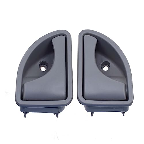OMDHATU Innen Handgriff Griffverkleidung Für R&enault 1997-2019 Für Kangoo 1993-2007 Für Twingo Innen Vorne Rechts Links Tür Innen Griff Innentürgriffe (Color : Front Pair Grey) von OMDHATU