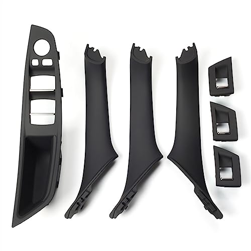 OMDHATU Innen Handgriff Griffverkleidung LHD 7 Stück Für B&MW 5er F10 F18 2010–2016, Beige, Schwarze Kohlefaser, Auto-Innentürgriffplatte, Dekorative Abdeckung Innentürgriffe (Color : Schwarz) OMDHATU Innen Handgriff Griffverkleidung LHD 7 Stück Für B&MW 5er F10 F18 2010–2016, Beige, Schwarze Kohlefaser, Auto-Innentürgriffplatte, Dekorative Abdeckung Innentürgriffe (Color : Schwarz) von OMDHATU