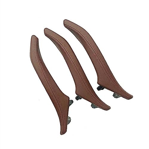 OMDHATU Innen Handgriff Griffverkleidung LHD RHD 3PCS Set Schwarz Beige Für B&MW 5 Series F10 F11 F18 520i 523i Auto Innen Links Rechts Türgriff Ersatz Innentürgriffe (Color : LHD 3PCS Brown) von OMDHATU