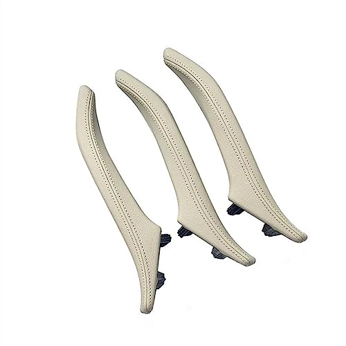 OMDHATU Innen Handgriff Griffverkleidung LHD RHD 3PCS Set Schwarz Beige Für B&MW 5 Series F10 F11 F18 520i 523i Auto Innen Links Rechts Türgriff Ersatz Innentürgriffe (Color : LHD 3PCS Oyster) von OMDHATU