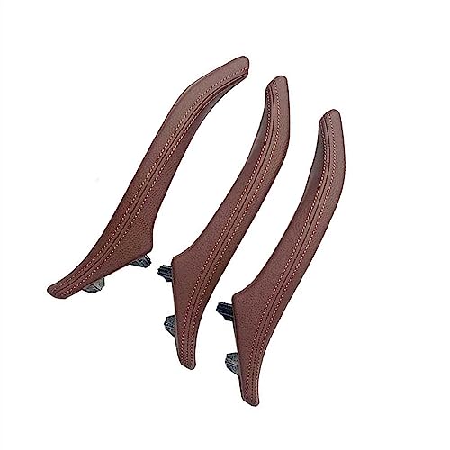 OMDHATU Innen Handgriff Griffverkleidung LHD RHD 3PCS Set Schwarz Beige Für B&MW 5 Series F10 F11 F18 520i 523i Auto Innen Links Rechts Türgriff Ersatz Innentürgriffe (Color : LHD 3PCS RED) von OMDHATU