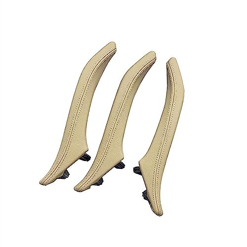 OMDHATU Innen Handgriff Griffverkleidung LHD RHD 3PCS Set Schwarz Beige Für B&MW 5 Series F10 F11 F18 520i 523i Auto Innen Links Rechts Türgriff Ersatz Innentürgriffe (Color : RHD 3PCS BEIGE) von OMDHATU