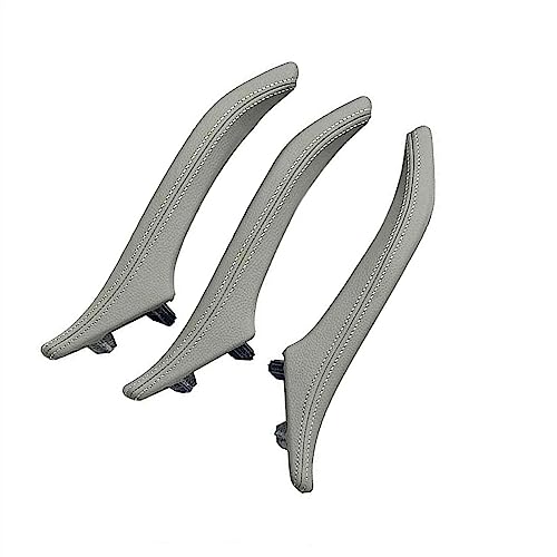 OMDHATU Innen Handgriff Griffverkleidung LHD RHD 3PCS Set Schwarz Beige Für B&MW 5 Series F10 F11 F18 520i 523i Auto Innen Links Rechts Türgriff Ersatz Innentürgriffe (Color : RHD 3PCS Grey) von OMDHATU