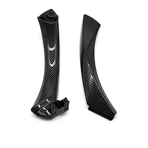 OMDHATU Innen Handgriff Griffverkleidung LHD RHD Auto Innen Carbon Faser Türgriff Ersatz Für B&MW 3 Serie E90 E91 316i 318i 320i 325i 328i Innentürgriffe (Color : Right Handle Kit) von OMDHATU