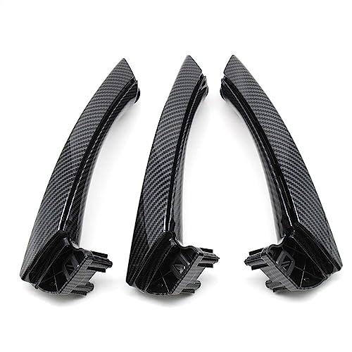 OMDHATU Innen Handgriff Griffverkleidung LHD RHD Für B&MW 3er E90 E91 E92 316 318 320 325 328i 2004–2012 Innentürgriff-Set Ersatz Innentürgriffe (Color : RHD Set Carbon Fiber) von OMDHATU