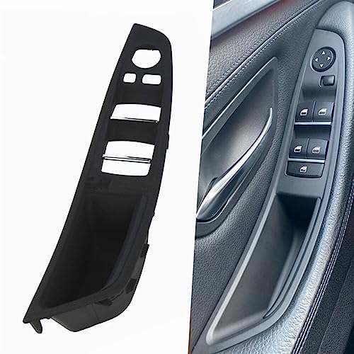 OMDHATU Innen Handgriff Griffverkleidung LHD RHD Innentürgriff Für B&MW 5er F10 F11 F18 520 523 525 528 530 Armlehnenverkleidungsknopf Innentürgriffe (Color : LHD Black) von OMDHATU