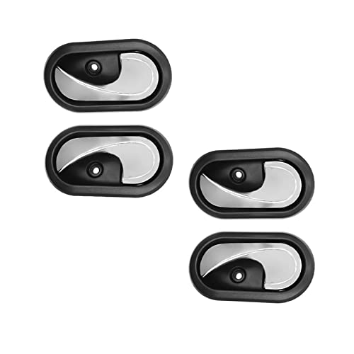 OMDHATU Innere Zuggriffabdeckung Auto-Innentürgriffe for R&enault for Logan for Duster 2012 2013 2014 2015 2016 Innentürknauf Autoteile (Color : 4pcs one Set) von OMDHATU