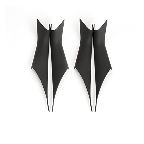 OMDHATU Innere Zuggriffabdeckung Autoinnentürgriffabdeckung Ziertürschale Aufkleber Dekoration Für B&MW 5er 520 523 525 530 528 535i G30 2018-2022 Autoteile (Color : Schwarz, Größe : 2 Pair) von OMDHATU