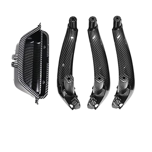 OMDHATU Innere Zuggriffabdeckung Für B&MW X3 X4 F25 F26 2010 2011 2012 2013 2014 2015 2016 RHD & LHD Auto Links Vorne Innentürgriff Panel Griff Pull Trim Cover Autoteile (Color : LHD 4PCS Set Carbon) von OMDHATU