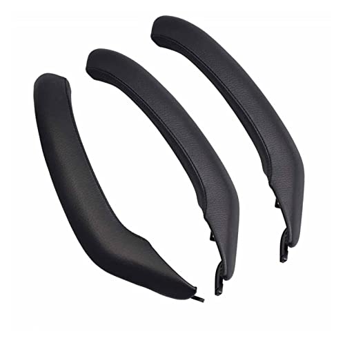 OMDHATU Innere Zuggriffabdeckung LHD RHD Auto Innentür Innentürgriff Zierleiste Für B&MW X3 X4 F25 F26 2010 2011 2012 2013 2014 2015 2016 Schwarz Beige Autoteile (Color : RHD Black Set) von OMDHATU