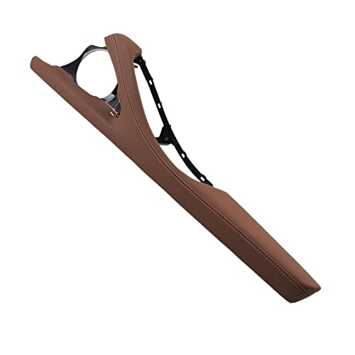 OMDHATU Innere Zuggriffabdeckung LHD RHD Innentür Armlehne Leder Außenrahmen Unterstützung Für B&MW 5er F10 F11 F18 520 523 525 528 530 535 Autoteile (Color : Red Brown, Größe : RHD) von OMDHATU