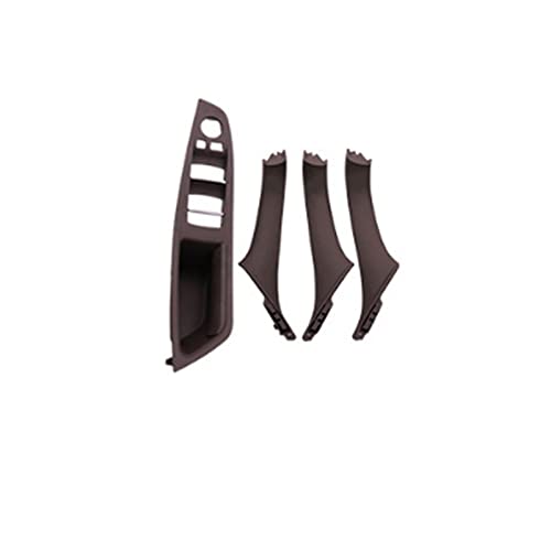 OMDHATU Innere Zuggriffabdeckung Linkslenker LHD Für B&MW 5er F10 F11 Grau Beige Schwarz Auto Innen Türgriff Panel Pull Trim Cover Autoteile (Color : C - Mocha) von OMDHATU