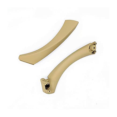 OMDHATU Innere Zuggriffabdeckung Verbesserter Innentürgriff Mit Verkleidungsersatz Für B&MW 3er E90 E91 E92 316 318 320 325 328i 2005–2012 Autoteile (Color : Beige(one The Left)) von OMDHATU