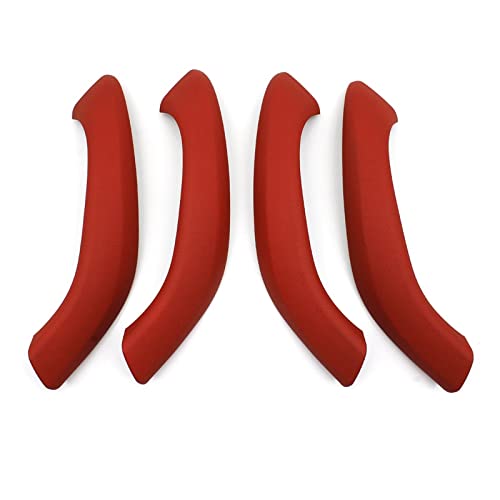 OMDHATU Innere Zuggriffabdeckung for B&MW X1 X2 F48 F49 F39 2016-2020 Auto Innentürgriff ABS Abdeckung Trim Ersatz Autoteile (Color : Red 4pcs Set) von OMDHATU