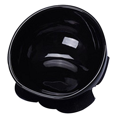 OMEM Die Hundenapfkeramik für Bulldoggen, flach und groß, Pflegeleicht, Hundenapf unterlage, Schwarz OMEM Die Hundenapfkeramik für Bulldoggen, flach und groß, Pflegeleicht, Hundenapf unterlage, Schwarz von OMEM