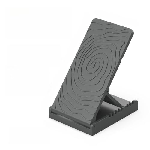 OMEM Platzsparendes, stabiles, verstellbares, faltbares Eidechsen-Klettergerüst mit Anti-Kipp-Funktionen und unterem gewichtetem Design für sicheres Klettern (Grau, L) von OMEM