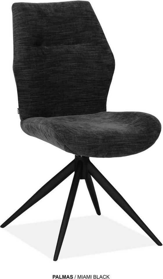 OMG Design Esszimmerstuhl Palmas (Set, 2 St), Drehstuhl mit auto-return, Moderner Bezug von OMG Design
