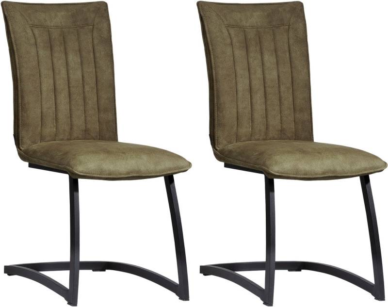 OMG Design Freischwinger Amara (Set, 2 St), Esszimmerstuhl, Küchenstuhl, pflegeleichter Bezug von OMG Design