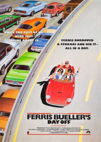 OMG Printing Ferris Buellers Day Off Poster Satin Fotopapier A3 297 mm x 420 mm Ungerahmt Wohnzimmer-Dekor von OMG Printing