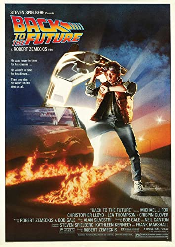 OMG Printing 80er Jahre Zurück in die Zukunft McFly Michael J Fox Poster/Druck/Bild Satin Fotopapier – A3 – 297 mm x 420 mm von OMG Printing