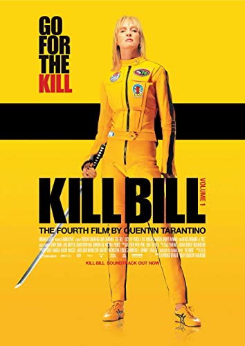 Tarantino Kill Bill Filmposter mit Uma Thurman, Volume 1, gedruckt auf satiniertem Fotopapier, A3, 280 g/m² von OMG Printing