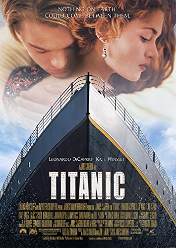 Titanic Poster Leonardo Dicaprio Kate Winslet Poster/Druck/Bild, Satin-Fotopapier, A4, 210 mm x 297 mm von OMG Printing