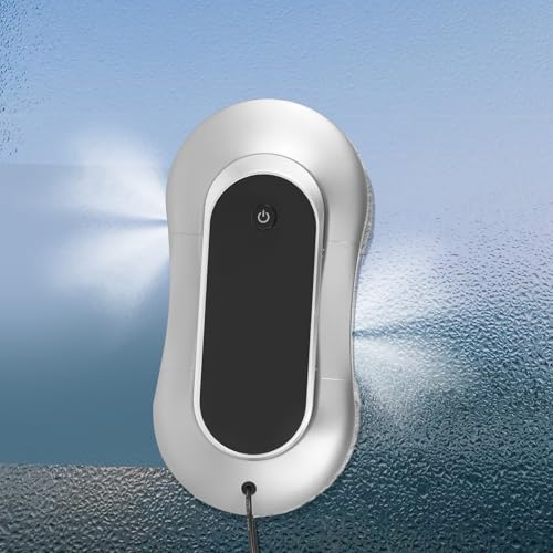 Fensterputzroboter Kabellos Fensterroboter Automatischer Fensterputzer Akku Fenster Roboter mit Sprühfunktion, Fernbedienung & 10 Reinigungstüchern, Window Cleaning Robot für Innenaußenfenster (Grau) Fensterputzroboter Kabellos Fensterroboter Automatischer Fensterputzer Akku Fenster Roboter mit Sprühfunktion, Fernbedienung & 10 Reinigungstüchern, Window Cleaning Robot für Innenaußenfenster (Grau) von OMGGYER