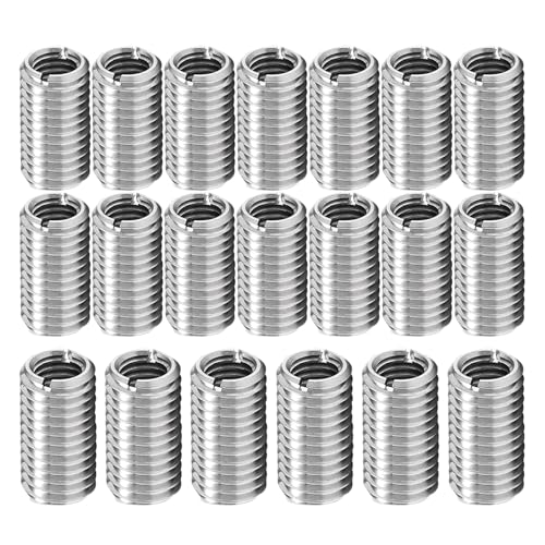 OMIGA 20 Stück Gewindehülse M8 auf M6 Edelstahl Einschraubmutter Threaded Inserts Gewindeeinsatz für Möbelprojekte Automobilen Dampfturbinen Mechanischen Geräten von OMIGA