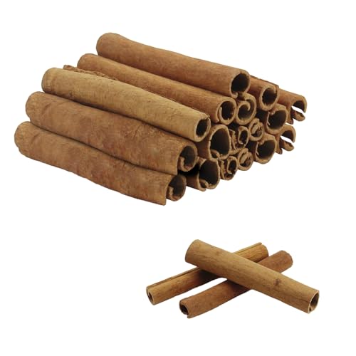 OMIGA Zimtstangen Deko 50 Stück Zimtstangen Deko Groß Zimtstangen für Kränze Gestecke Geschenkverpackungen und DIY-Projekte - Weihnachtliche Streudeko ( 8 cm/3.14 Zoll ) von OMIGA