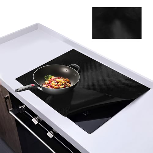 OMJMYY 40x60cm Große Silikon Induktionskochfeld Schutzmatte Induction Cooker Silikonmatte Induktion schutzmatte Induktion Herdschutz Matte Wärmeisolierte Pad für Induktionsherd (Magnetisch) von OMJMYY