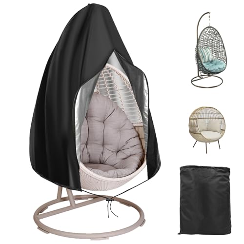 OMJMYY Hängesessel Abdeckung 210D Schutzhülle für Hängesessel 190x115cm Abdeckhauben für Schwebesessel Outdoor Hängestuhl Schutzhülle mit Reißverschluss Kordelzug Wasserdicht Winddicht UV-Beständig OMJMYY Hängesessel Abdeckung 210D Schutzhülle für Hängesessel 190x115cm Abdeckhauben für Schwebesessel Outdoor Hängestuhl Schutzhülle mit Reißverschluss Kordelzug Wasserdicht Winddicht UV-Beständig von OMJMYY