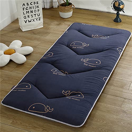 OMKUOSYA Japanische Boden-Futon-Matratze, Faltbare Rollmatratze, Thai-Massagebett, Tatami-Bodenmatte, Schlafmatratze for den Boden (Farbe : EIN, Größe : Twin(90x200cm)) von OMKUOSYA