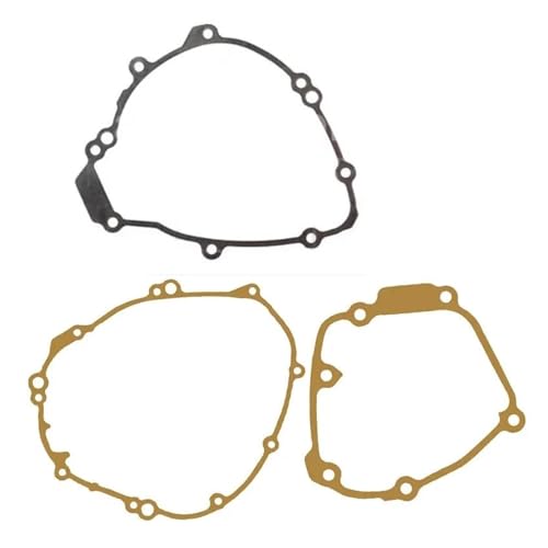 Dichtung für Motorstatordeckel Motorrad Motor Sieb Links Rechts Kurbelgehäuse Generator Kupplung Ölpumpe Abdeckung Dichtung Für Y&amaha YZF-R1 2009-2014(Crankcase Gasket kit) von OMNHGD