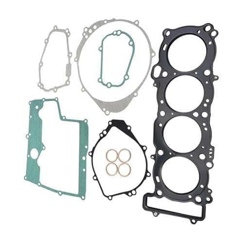 Dichtung für Motorstatordeckel Motorrad Zylinderkopf Kurbelgehäuse Abdeckung Dichtung Kits Set Für Y&amaha R1 YZF-R1 YZFR1 1998 1999 2000 2001 2002 2003(The kits) von OMNHGD